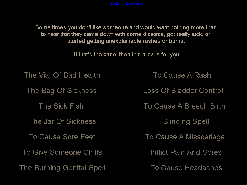 Black Magic Spellbook Screenshot